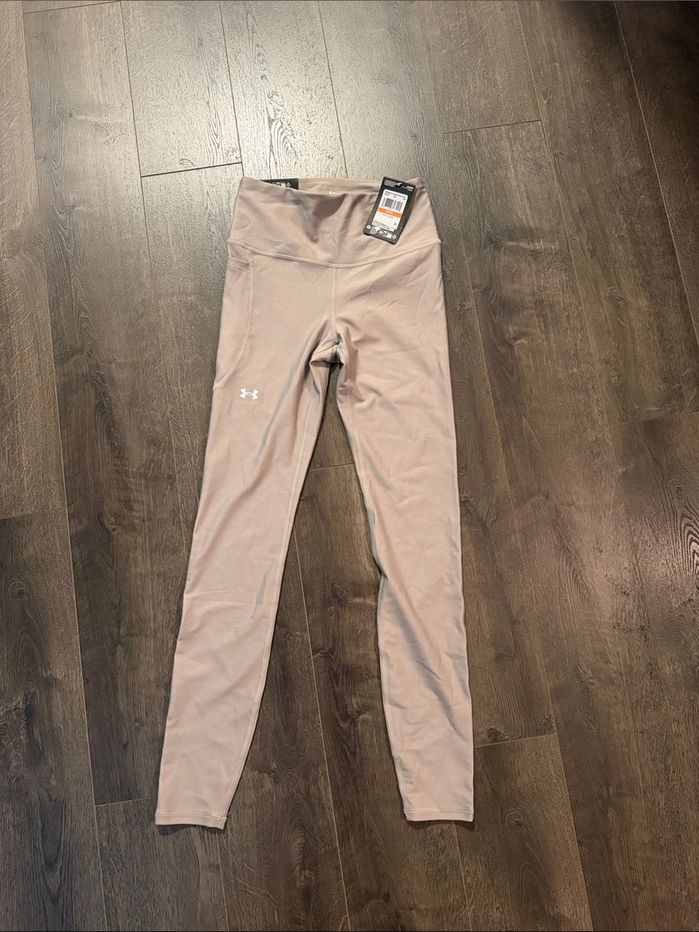 Under Armour Womans Tan High-Waist Leggings